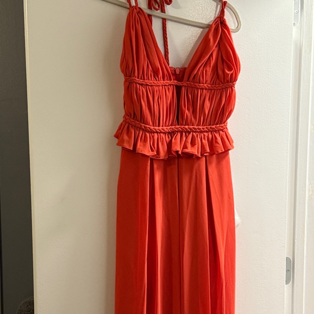 Dress the Population Vibrant Red Maxi Dress